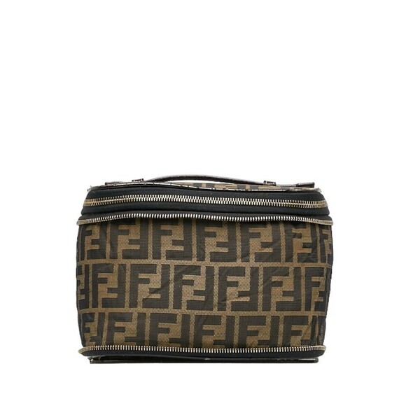Fendi Zucca Canvas Vanity Bag Canvas Vanity Bag 26554 in Good condition - Picture 1 of 15